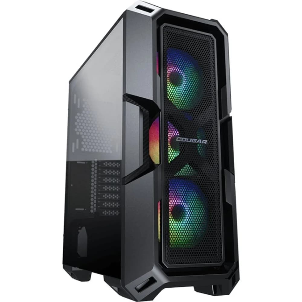 Компьютерный корпус Cougar MX440 Mesh RGB без Б/П Компьютерный корпус, Cougar, MX440 Mesh RGB CGR-56C1B-MESH-RGB, ATX/Micro ATX/Mini ITX, USB 2*3.0/1*2.0, HD-Audio+Mic, Кулер 3*12см RGB, Высота проц