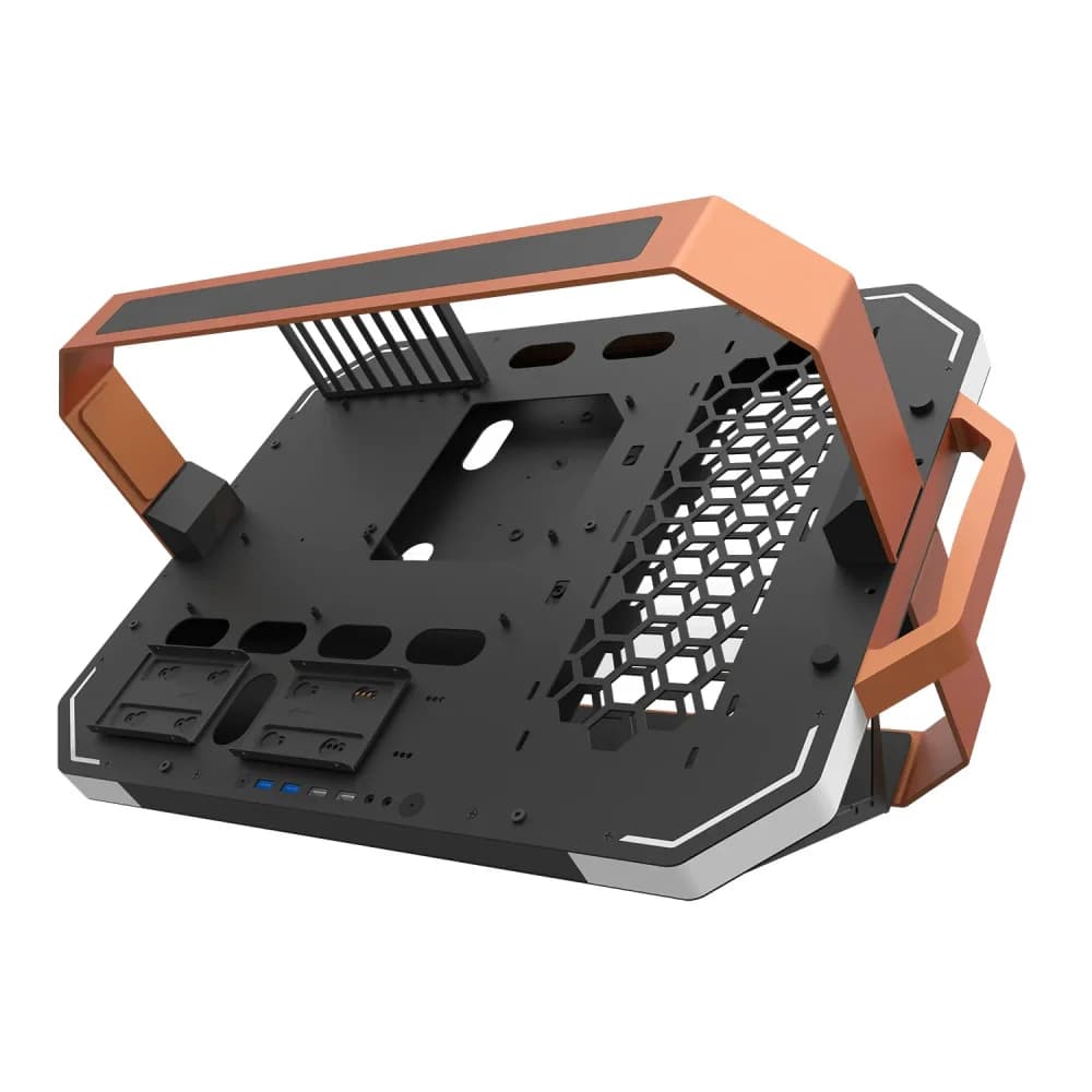 Корпус ПК без БП DarkFlash Blade-X < Открытый дизайн, 2x3.5, 2xUSB 3.0, 1xUSB2.0, 384*346*622mm>