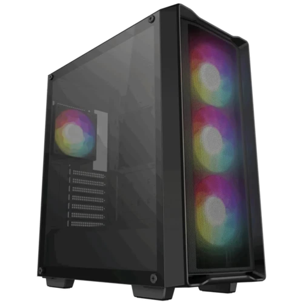 Корпус Deepcool CC560 MESH V2 черный без БП ATX 8x120mm 5x140mm 1xUSB2.0 audio bott PSU