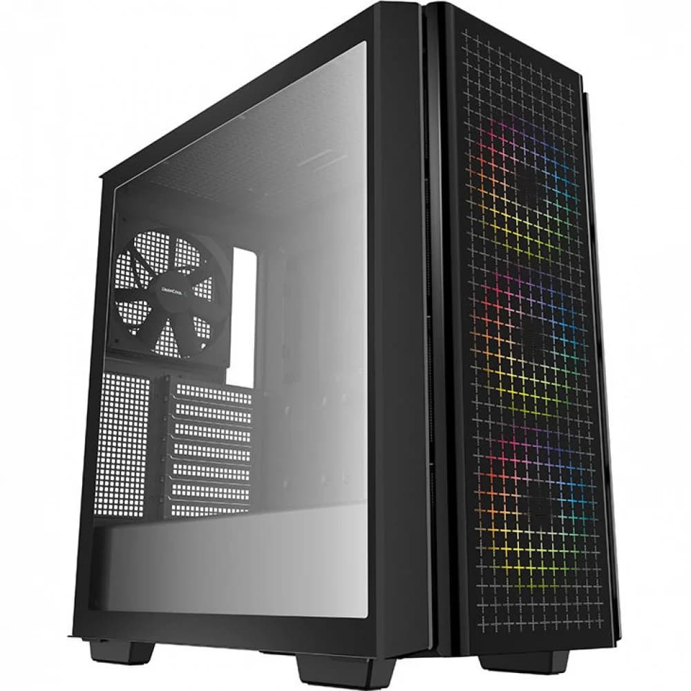 Компьютерный корпус, Deepcool, CG540 R-CL500-BKNMA1N-G-1, E-ATX/ATX/Micro ATX, USB 3.0*2, 3*120mm ARGB/1*140mm, HD-Audio+Mic, Высота процессорного кулера до 175мм, Длина VGA до 380мм, 2*3.5"/2*2.5",