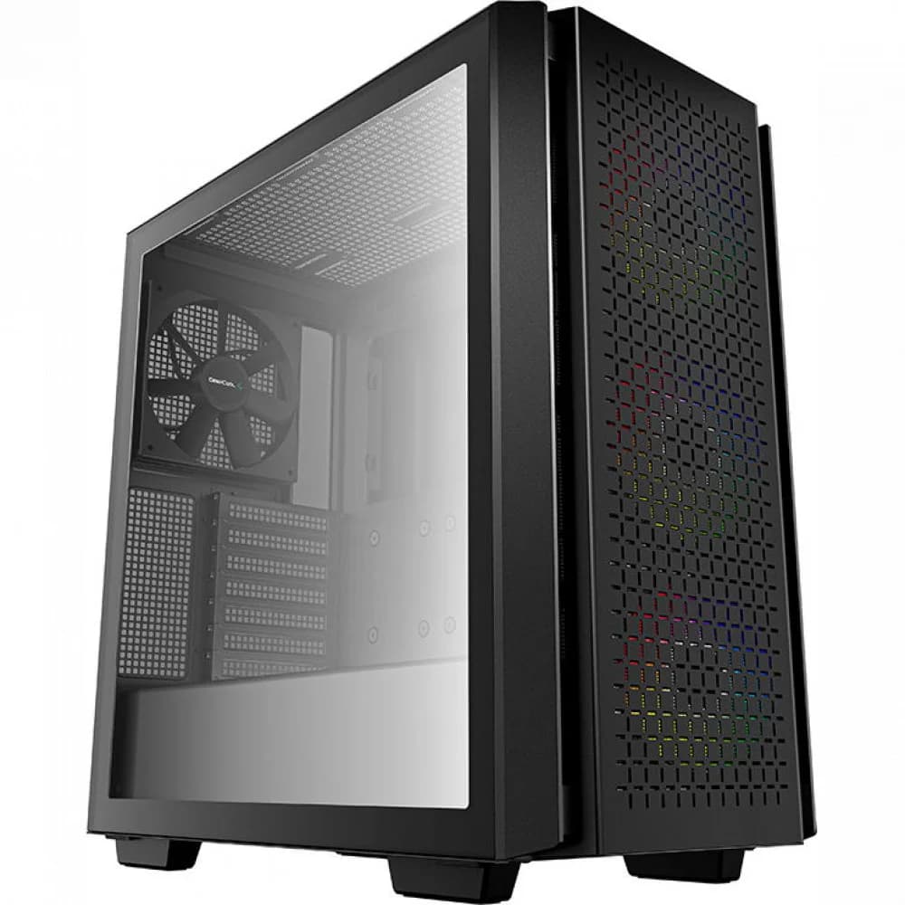 Компьютерный корпус, Deepcool, CG560 R-CG560-BKAAE4-G-1, E-ATX/ATX/Micro ATX, USB 3.0*2, 3*120mm ARGB/1*140mm, HD-Audio+Mic, Высота процессорного кулера до 175мм, Длина VGA до 380мм, 2*3.5"/2*2.5",