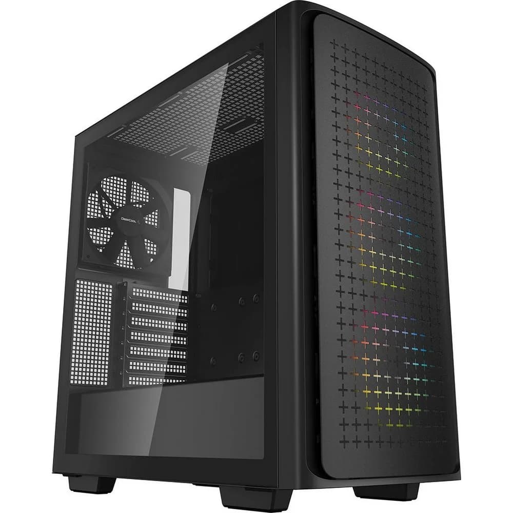 Компьютерный корпус, Deepcool, CK560 R-CK560-BKAAE4-G-1, E-ATX/ATX/Micro ATX, USB 3.0*2, HD-Audio+Mic, 3*120mm ARGB/1*140mm, Высота процессорного кулера до 175мм, Длина VGA до 380мм, 2*3.5"/2*2.5",