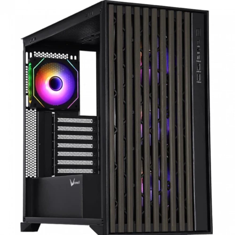 Корпус Formula TimberLine T0 черный без БП mATX 4x120mm 2xUSB3.0 1xUSB3.1 audio