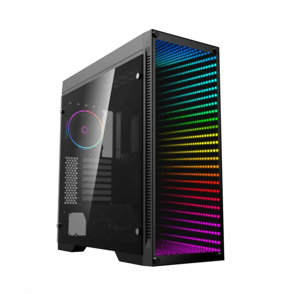 Компьютерный корпус, Gamemax, Abyss TR, 12990800039, EATX/ATX/Micro ATX/Mini ITX, 2xUSB3.0+2xUSB2.0, HD-Audio, Кулер 1*12см ARGB, Высота процессорного кулера 170, Длина VGA 420, 3*3.5/4*2.5, 465x526