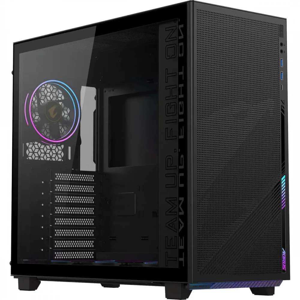 Корпус Gigabyte GB-AC400G черный без БП ATX 2xUSB3.0 1xUSB3.1 audio bott PSU