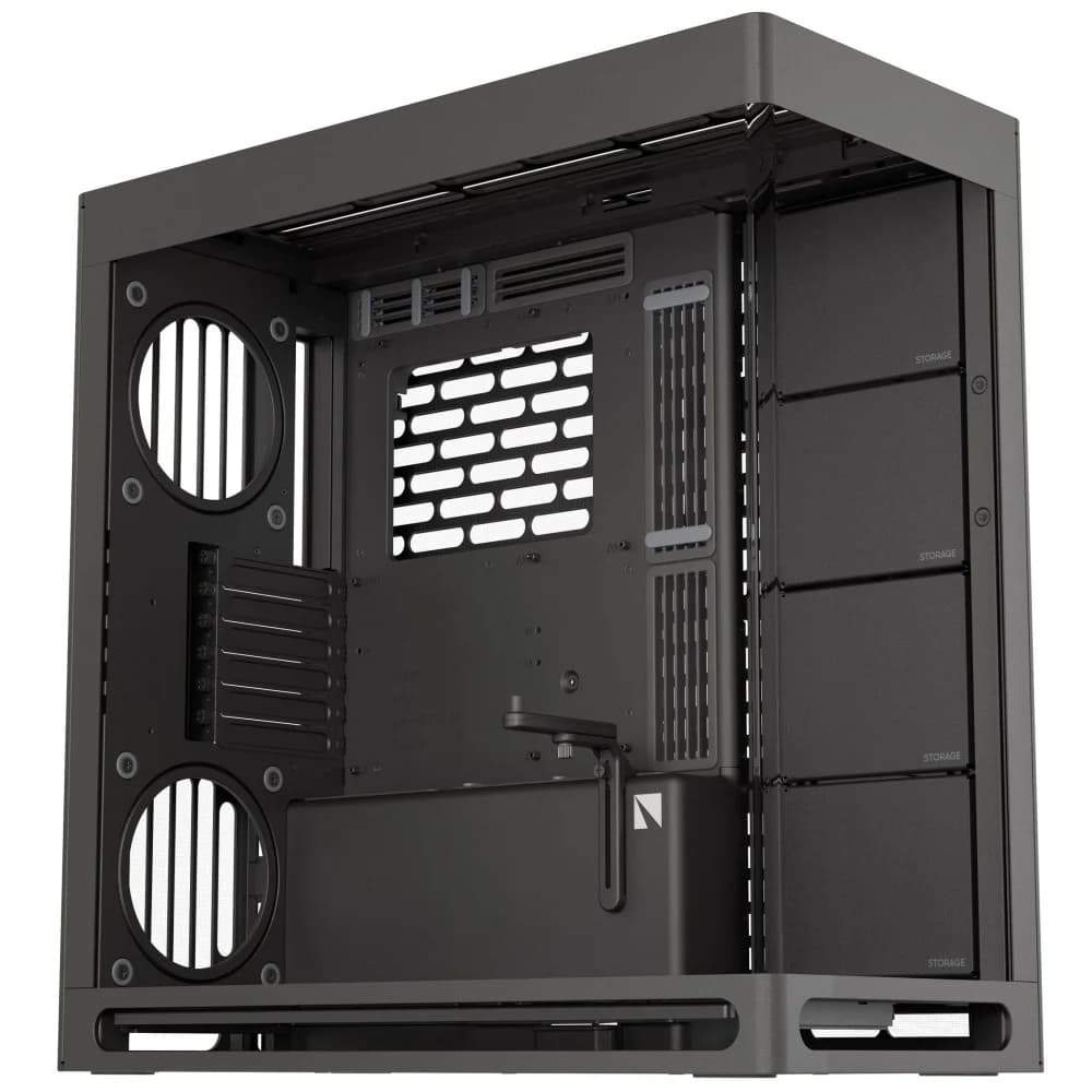 Компьютерный корпус, HAVN, HS 420 BK (HVN-CA-HS420-06), E-ATX/ATX/Micro ATX, USB 1*Type C/2*3.2, HD-Audio, Высота процессорного кулера до 185 мм, Длина VGA до 480мм, 5*3.5"/5*2.5", Толщина 0,8мм, 54