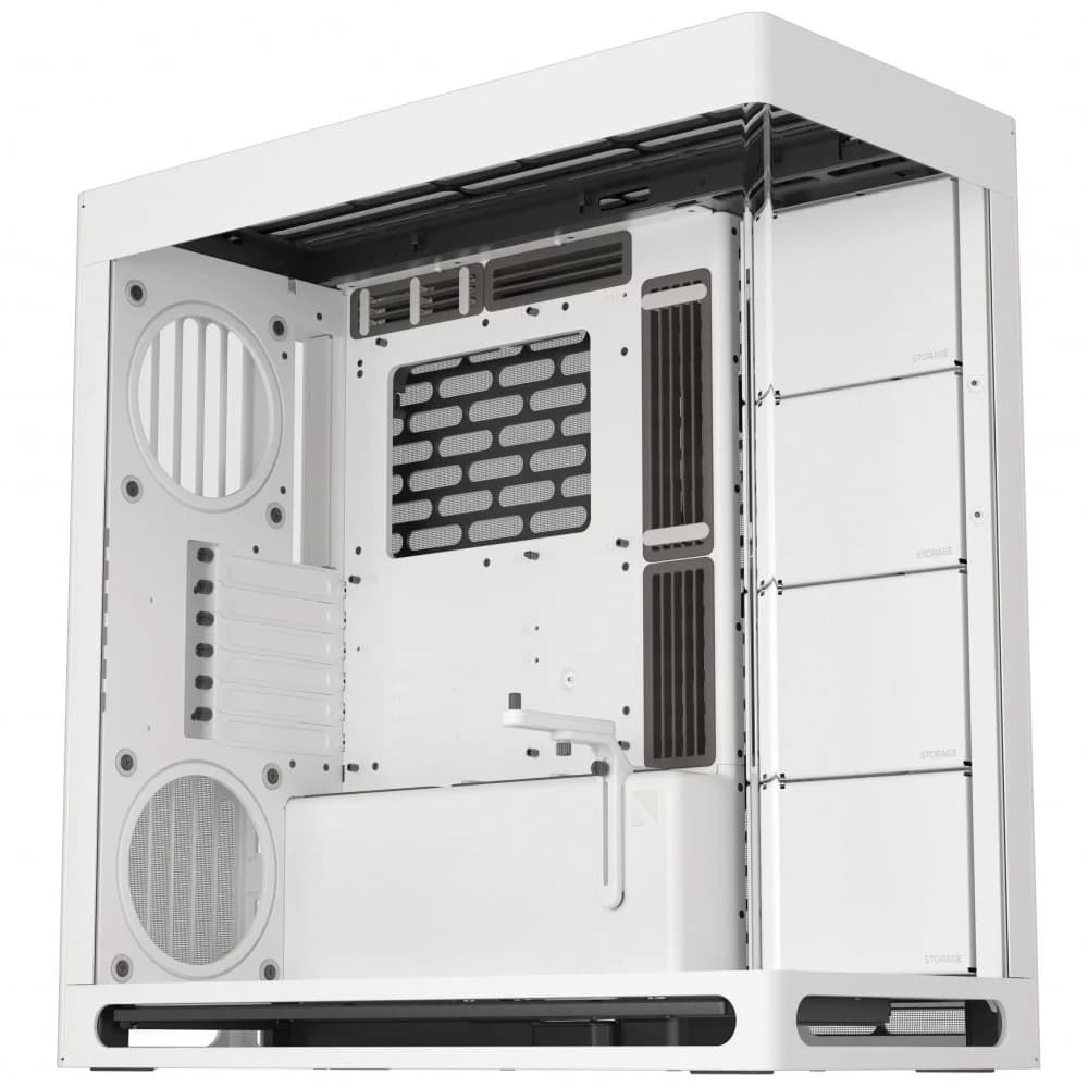 Компьютерный корпус, HAVN, HS 420 WH (HVN-CA-HS420-05), E-ATX/ATX/Micro ATX, USB 1*Type C/2*3.2, HD-Audio, Высота процессорного кулера до 185 мм, Длина VGA до 480мм, 5*3.5"/5*2.5", Толщина 0,8мм, 54