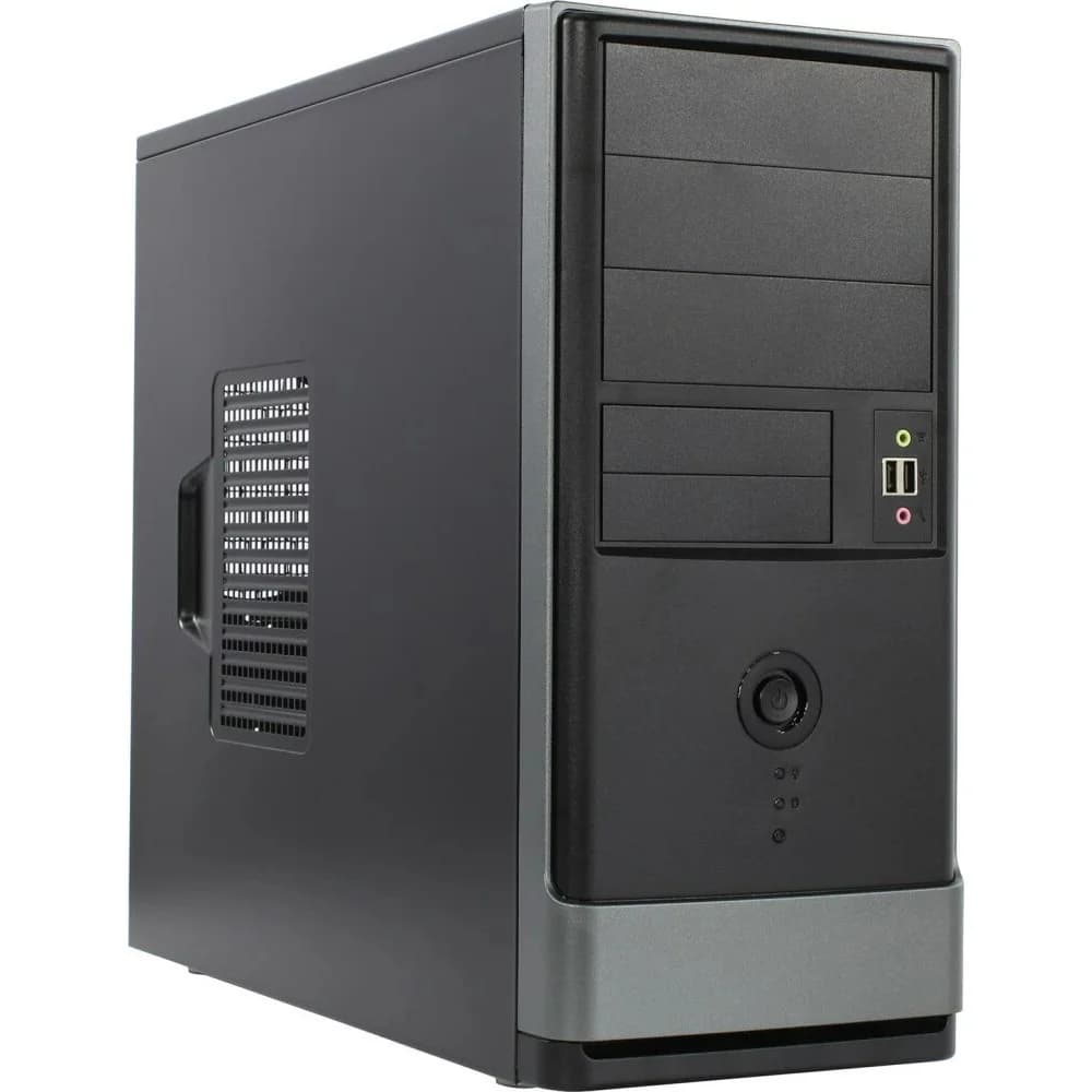 INWIN EAR-002 PM-600ATX-F Black-Graphite Mid Tower (ATX, Micro-ATX, без БП, Steel SPCC) (6151358)