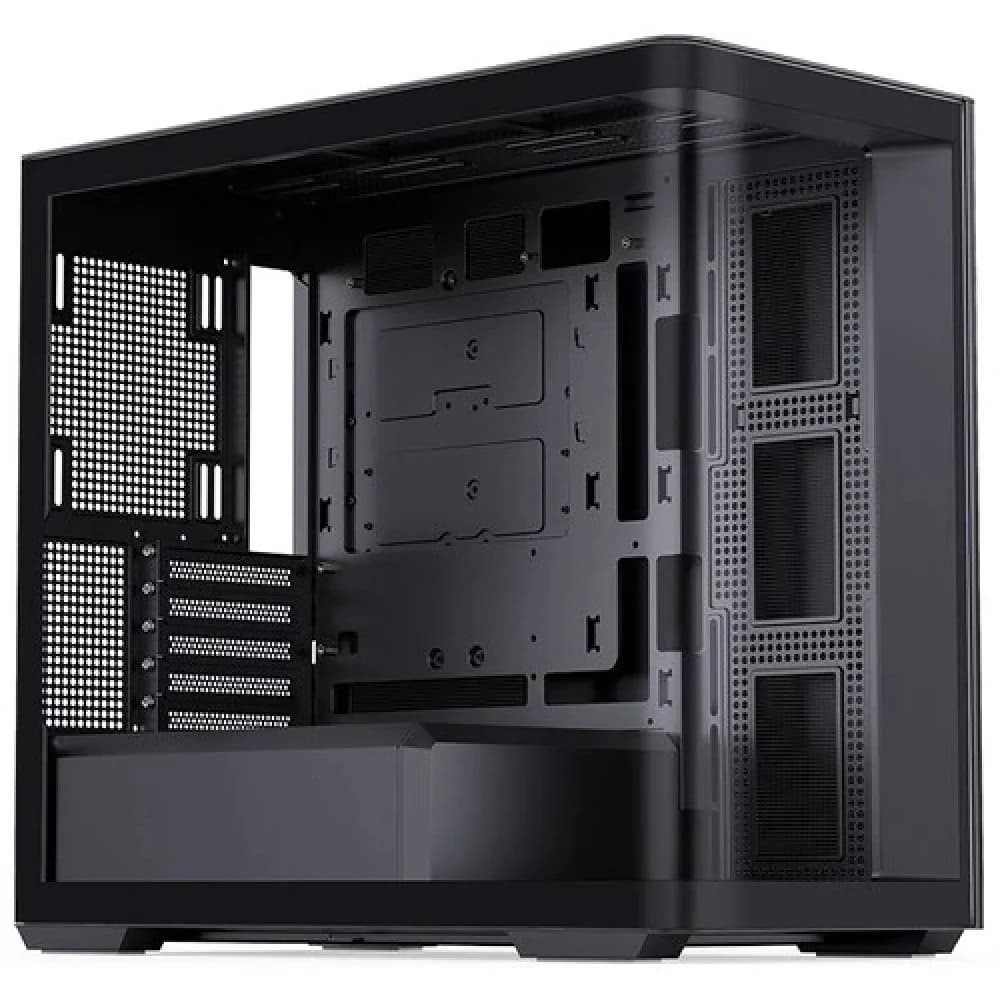 Корпус без блока питания/ Корпус JONSBO D300 Black MATX без БП, боковая панель из закаленного стекла, mini-ITX, micro-ATX, черный