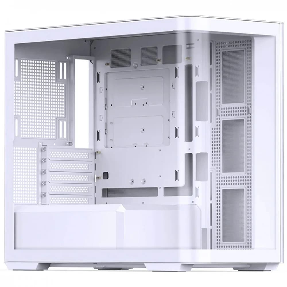 Корпус без блока питания/ Корпус JONSBO D300 White MATX без БП, боковая панель из закаленного стекла, mini-ITX, micro-ATX, белый
