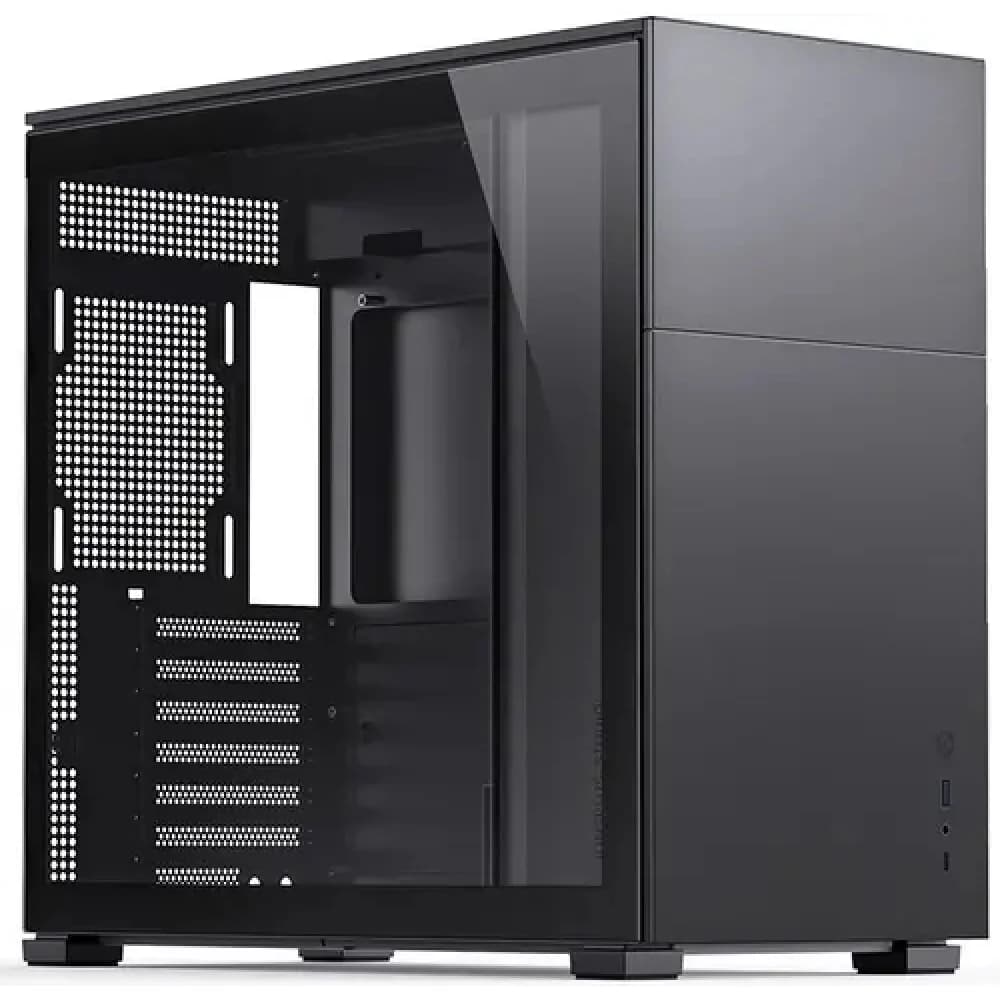 Корпус без блока питания/ Корпус JONSBO D41 STD Black ATX без БП, боковая панель из закаленного стекла, mini-ITX, micro-ATX, ATX, черный