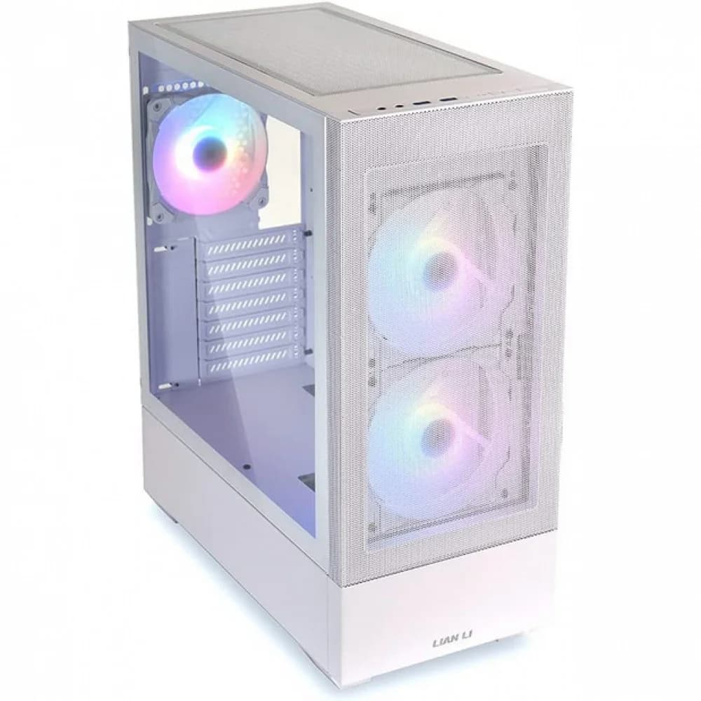 Корпус Lian Li Lancool 205 Mesh CW ATX/m-ATX/mITX, Midium Case, 2x40mm ARGB PWM fan, 1x120mm ARGB PWM Fan, TYPE-C, G99.OE764CW.00 White