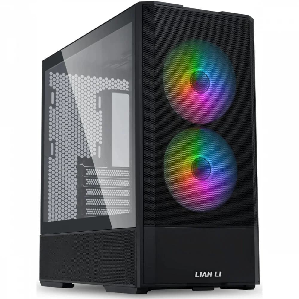 Корпус Lian Li Lancool 207 Black ATX/m-ATX/m-ITX, двойной фронтальный пылевой фильтр, спереди предустановлено 2x140mm ARGB Fan, 1xTypeC, 2xUSB3.0, G99.LAN207RX.10R