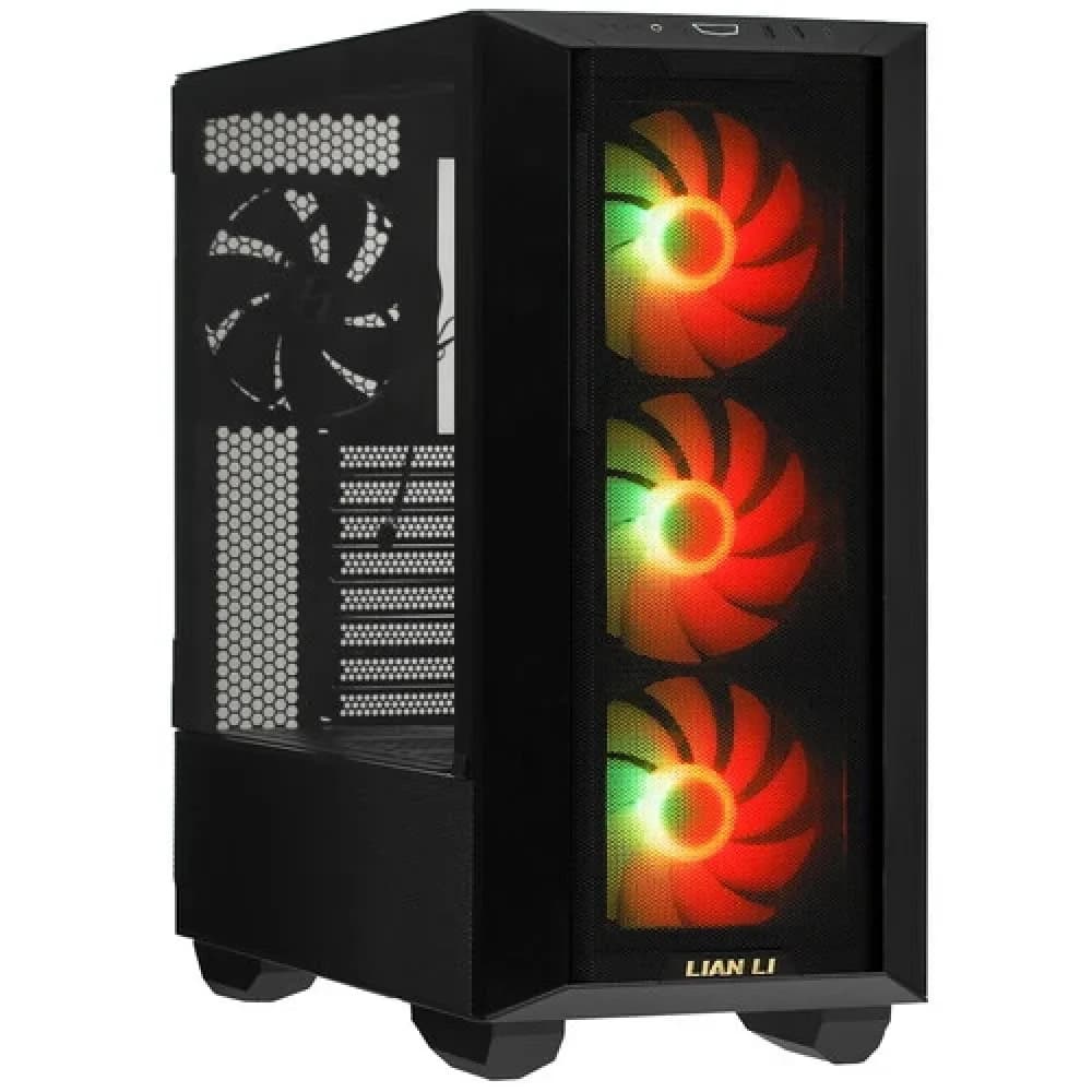 Корпус Lian-Li Lancool III RGB черный без БП ATX 10x120mm 3x140mm 2xUSB3.0 audio bott PSU
