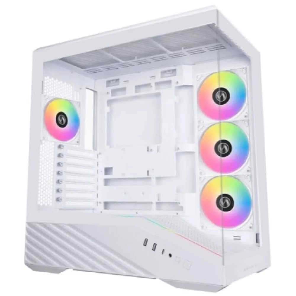 Корпус Lian Li Vector V100RW E-ATX/ATX/mATX/ITX G99.V100RW.00 2xUSB3.0, USB3.1, Type-C White (комплектация без предустановленного воздушного охлаждения)