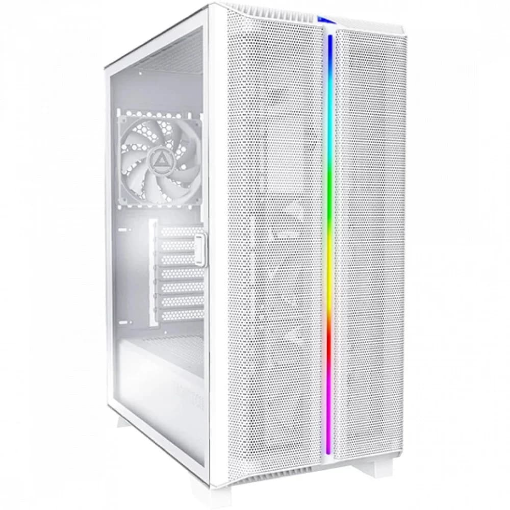 Корпус Montech Sky One Lite белый без БП ATX 3x120mm 2xUSB3.0 audio bott PSU