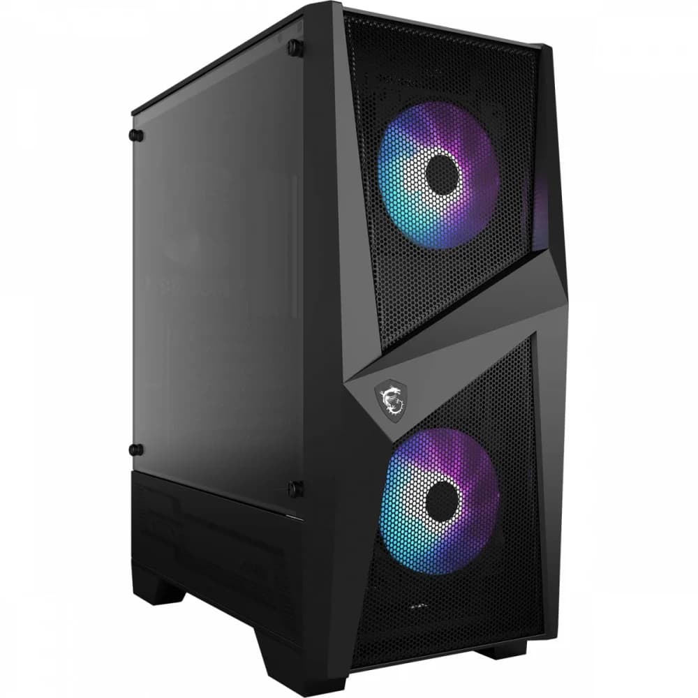 Компьютерный корпус MSI MAG FORGE 100R ATX/mATX/Mini-ITX 2x3.5", 3x2.5", 2xUSB 3.2 Gen1, Audio, Mic, Mid-Tower