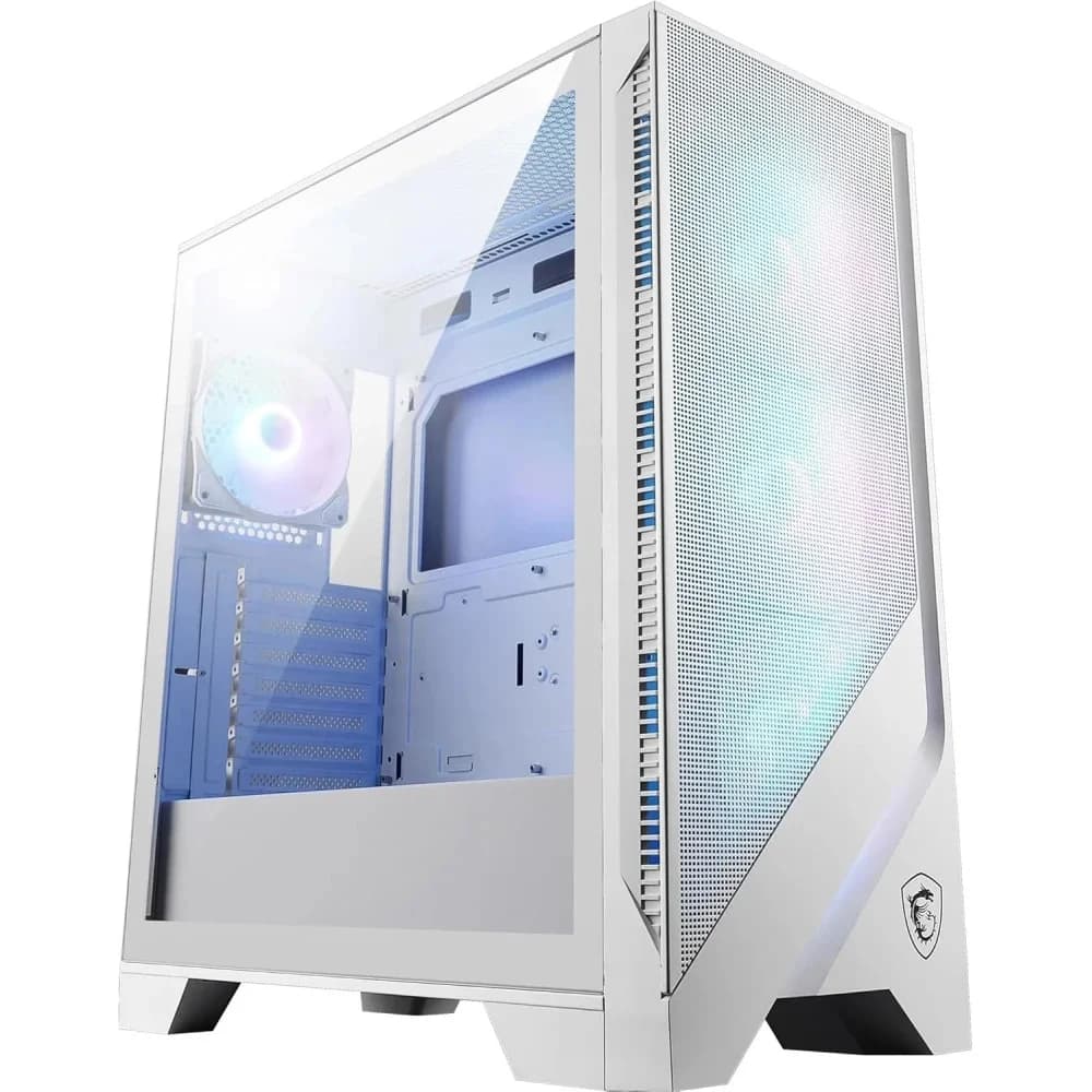 Корпус для ПК MSI MPG VELOX 300R AIRFLOW PZ WHITE, Global, 2xUSB 3.2 Gen 1, 1xUSB 3.2 Gen2Type-C, 2x160mm ARGB Fan