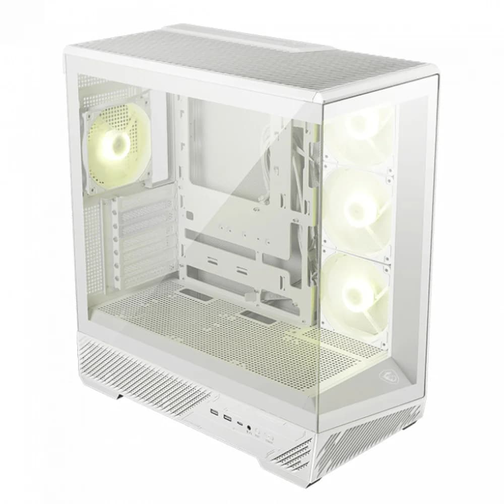 Компьютерный корпус MSI MAG PANO 130R PZ WHITE ATX/mATX/ITX, Back-connect:ATX/mATX Type-C Белый