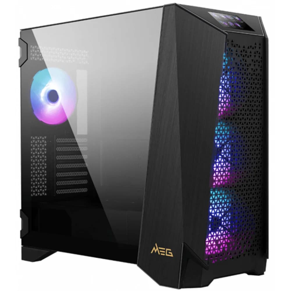 Компьютерный корпус MSI MEG PROSPECT 700R EATX/ATX/mATX/ITX, 2x2.5”, 2x2.5"/3.5”, 2xUSB 3.2 Gen1 Type-A, 1xUSB 3.2 Gen2x2 Type-C, HD Audio, Mic, ARGB, Touch Panel, ATX
