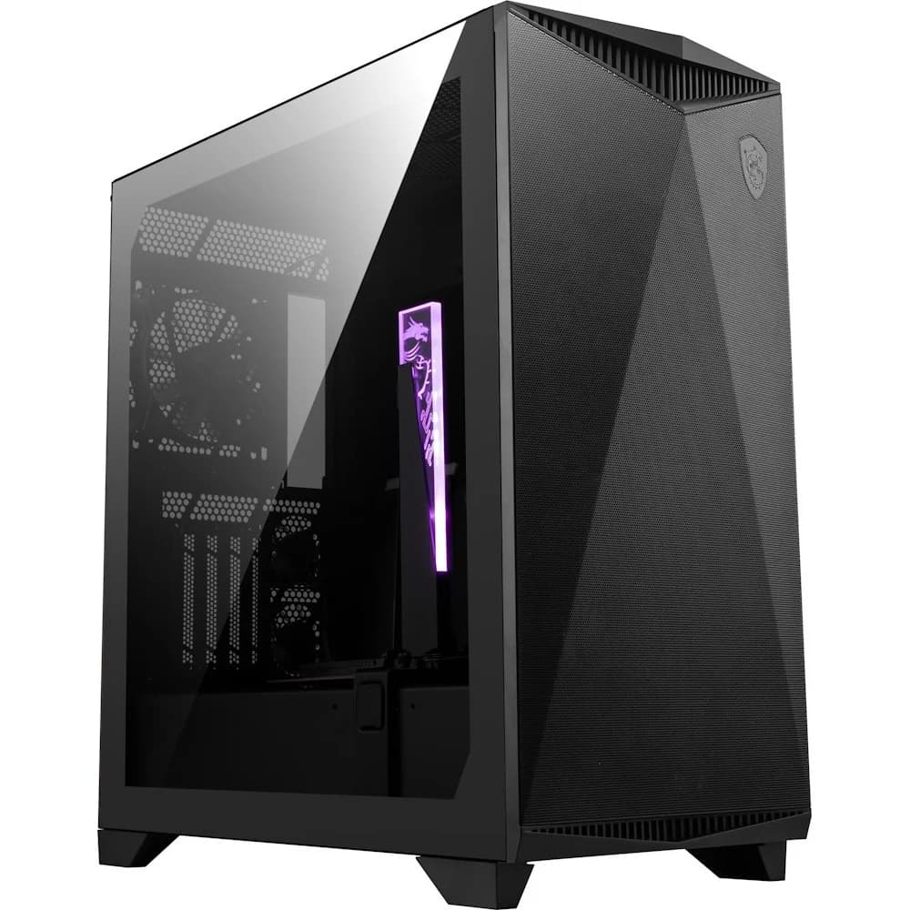Компьютерный корпус MSI MPG GUNGNIR 300P AIRFLOW E-ATX/ATX/mATX/Mini-ITX, 3xUSB 3.2, ARGB, имеются предустановленные вентиляторы (3x120мм спереди и 1x120мм сзади)
