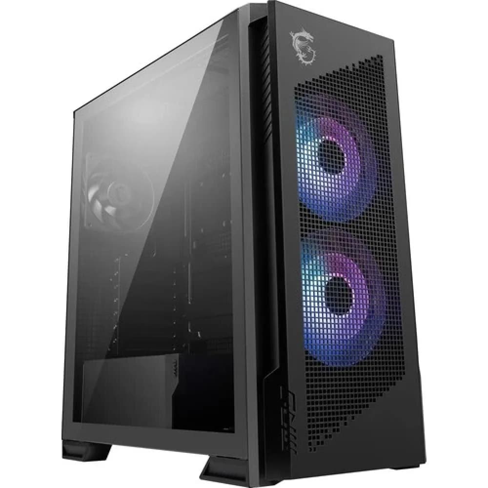 Корпус для ПК MSI MPG VELOX 300R AIRFLOW PZ, Global, 2xUSB 3.2 Gen 1, 1xUSB 3.2 Gen2 Type-C,2x160mm ARGB Fan, 1x120mm