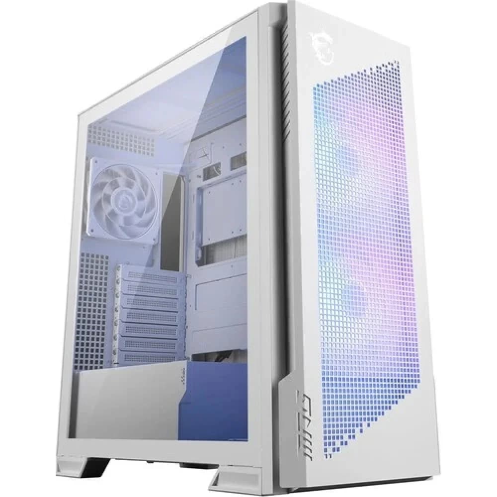 Корпус для ПК MSI MPG VELOX 300R AIRFLOW PZ WHITE, Global, 2xUSB 3.2 Gen 1, 1xUSB 3.2 Gen2Type-C, 2x160mm ARGB Fan, 1