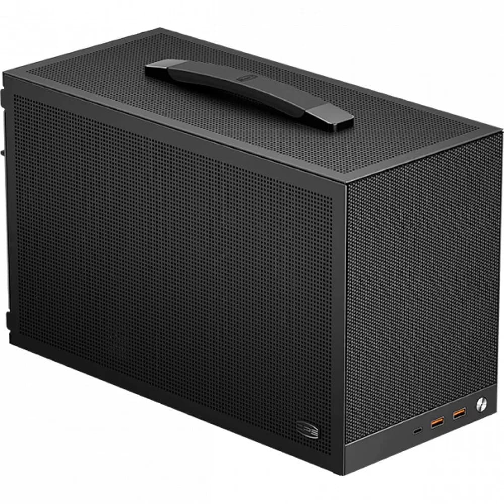 Корпус PCCooler K101 MESH GY 3F ITX 2xUSB3.0, USB-C, 1x3.5", 4x2.5" Grey