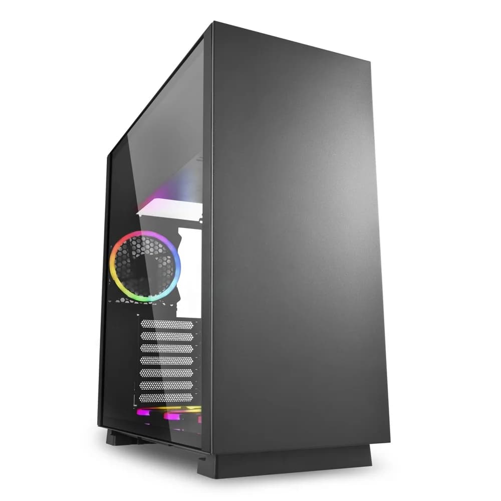 Корпус ПК без БП Sharkoon PURE STEEL RGB Bk EATX, 3x3.5, 5x2.5,2xUSB 3.0, Audio, 474*210*475mm