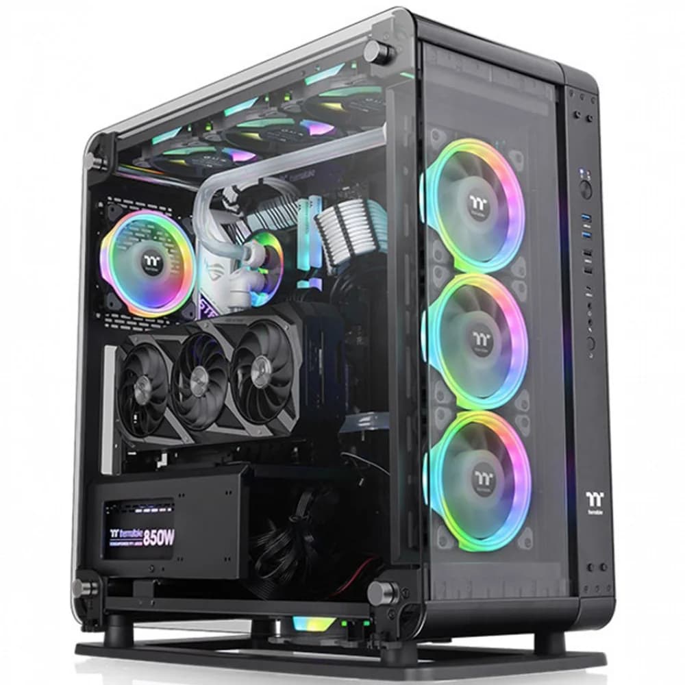 Компьютерный корпус, Thermaltake, Core P6 TG,CA-1V2-00M1WN-00, ATX/Micro ATX/Mini-ITX, USB 3.2 (Gen 2) Type-Cx1, USB 3.0x2, HD Audio x1, 6.7x6.7(Mini ITX), 9.6x9.6(Micro ATX), 12x9.6(ATX)мм, Без Б/П