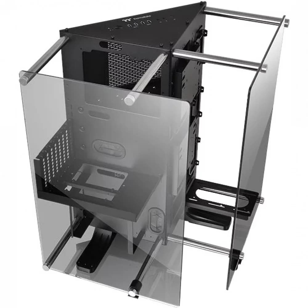 Компьютерный корпус, Thermaltake, Core P90 TG, CA-1J8-00M1WN-00, ATX/Micro ATX/Mini-ITX, USB 3.2 (Gen 2) Type-Cx1, USB 3.0x2, HD Audio x1, Высота процессорного куллера до 180 мм, Длина VGA до 320 мм