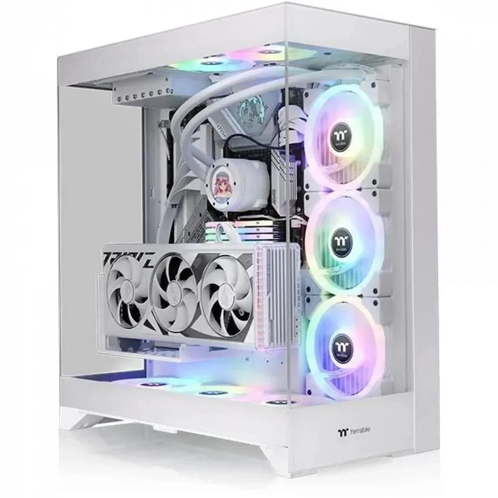 Корпус Thermaltake CTE E550 TG Snow белый без БП ATX 8x120mm 6x140mm 2xUSB3.0 audio bott PSU