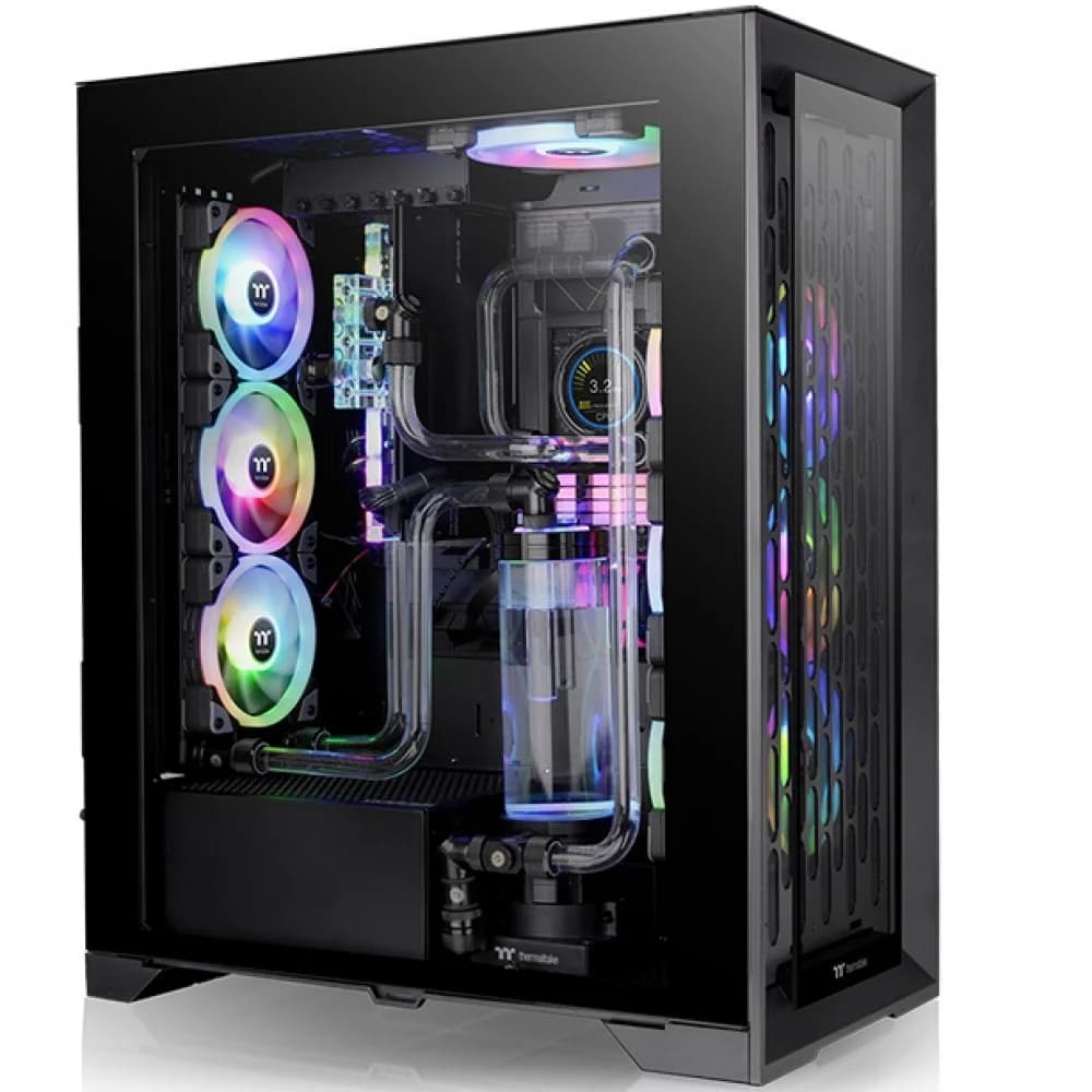 Компьютерный корпус, Thermaltake, CTE T500 TG ARGB, CA-1X8-00F1WN-01, Full Tower, USB 2*3.0/1*Type C, HD-Audio+Mic, Кулер 3*140 мм, Высота процессорного кулера до 195мм, Длина VGA до 385мм, 615*275*