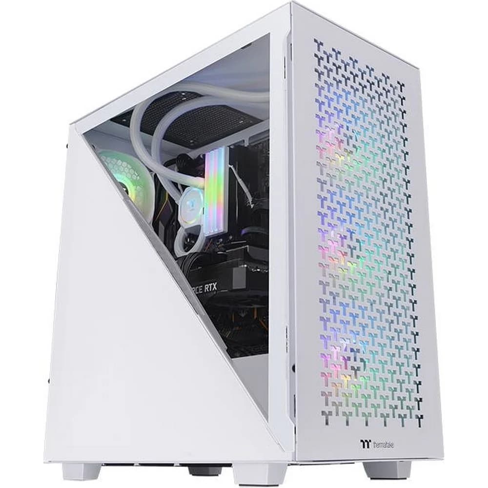 Компьютерный корпус, Thermaltake, Divider 300 TG Air Snow, CA-1S2-00M6WN-02, ATX/Micro ATX/Mini-ITX, USB 3.2 (Gen 2) Type-Cx1, USB 3.0x2, HD Audio x1, 6.7x6.7(Mini ITX), 9.6x9.6(Micro ATX), 12x9.6(A