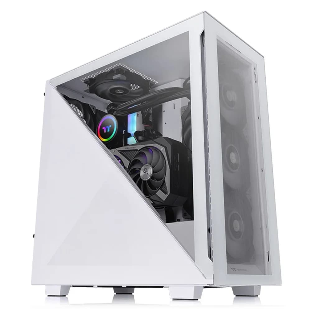 Компьютерный корпус Thermaltake Divider 300 TG Snow без Б/П Компьютерный корпус, Thermaltake, Divider 300 TG Snow, CA-1S2-00M6WN-00, ATX/Micro ATX/Mini-ITX, USB 2*3.0 / 1*3.2 Type C, HD-Audio, 1*120