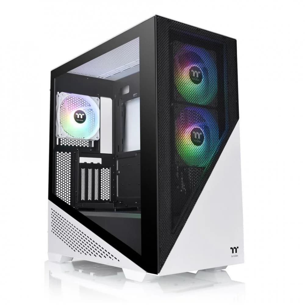 Компьютерный корпус, Thermaltake, Divider 370 TG ARGB Snow, CA-1S4-00M6WN-00, ATX/Micro ATX/Mini ITX, USB 3.2 (Gen 2) Type-Cx1/ USB 3.0x2, HD Audio x1, 2*3.5/ 5*2.5, Высота процессорного куллера до