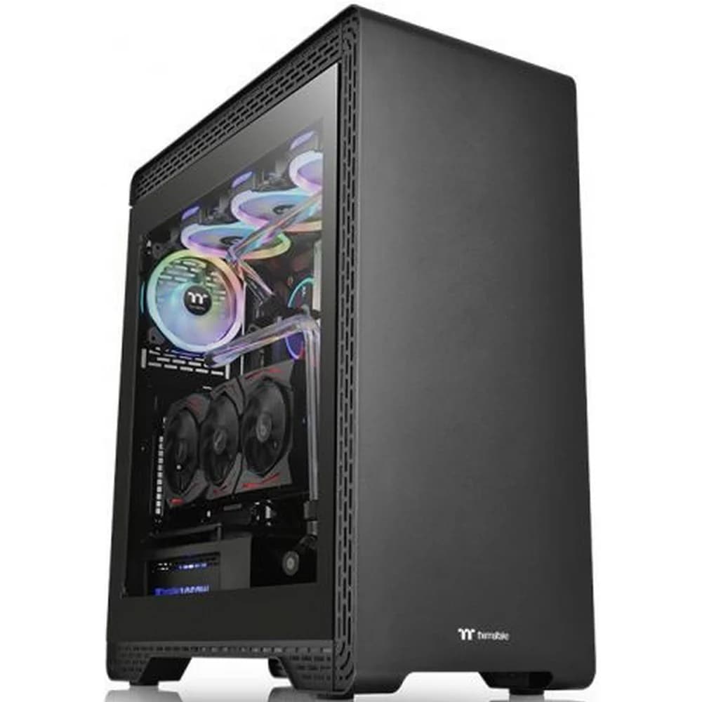 Компьютерный корпус, Thermaltake, S500 TG, CA-1O3-00M1WN-00, SPCC, Tempered Glass*1, 140mm Standard Fan*1/120mm Standard Fan*1, ATX/Micro ATX/Mini-ITX, USB 3.0 x 2, USB 2.0 x 2, HD Audiox1, Reset Bu