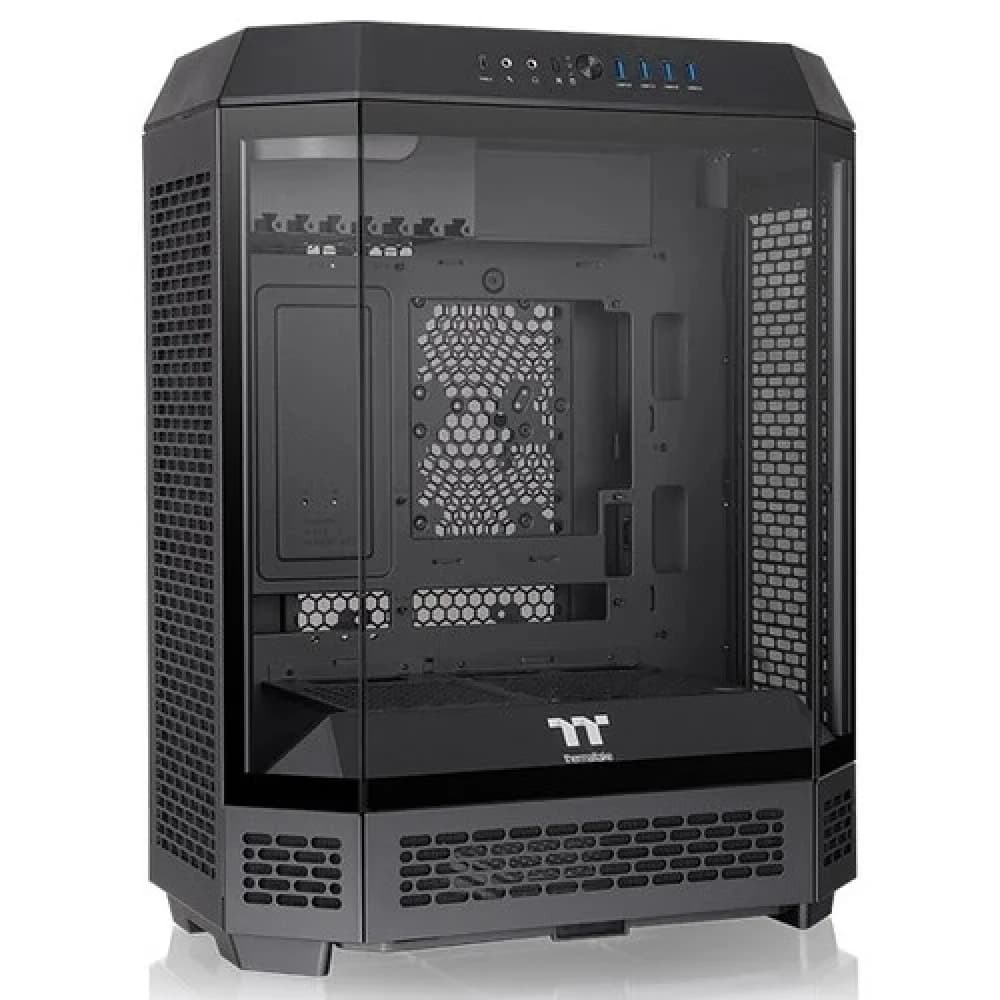 Компьютерный корпус, Thermaltake, The Tower 600 Black, CA-1Z1-00M1WN-00, Mid Tower, ATX / M-ATX / M-ITX, Type-C*1, USB 3.0*4, HD+Audio*1, 2*140мм вентиляторы, Высота процессорного кулера до 210мм, Д