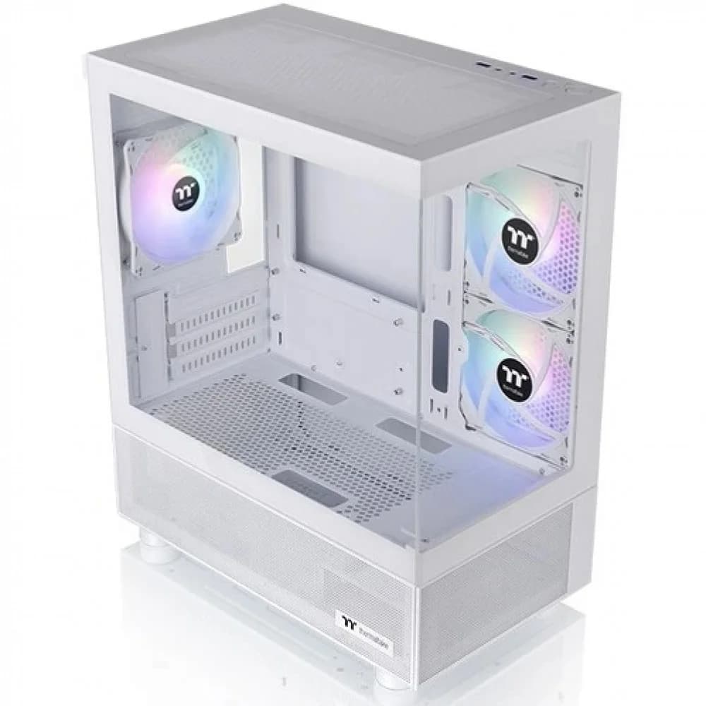 Корпус Thermaltake View 170 TG ARGB белый без БП mATX 5x120mm 2x140mm 1x200mm 2xUSB3.0 audio bott PSU