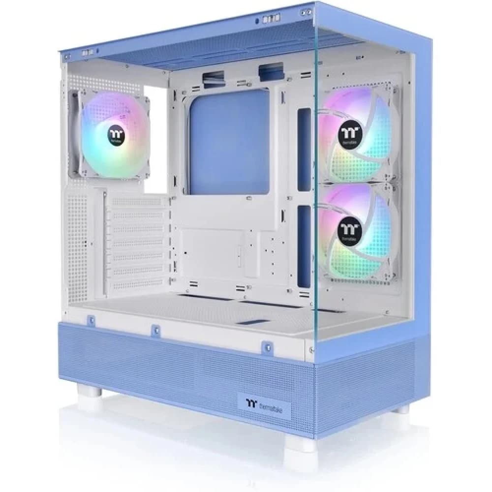 Компьютерный корпус, Thermaltake, View 270 Plus TG ARGB Hydrangea Blue, CA-1Y7-00MFWN-01, Mid Tower, ATX/M-ATX/Mini ATX, USB3.0*2, HD-Audio, 3*120мм ARGB Lite fan, Высота кулерного процессора 166мм,