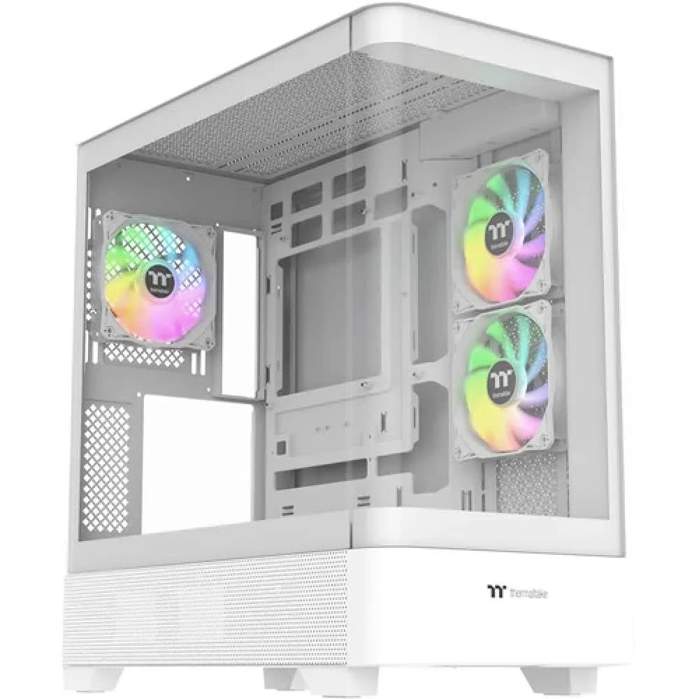Компьютерный корпус, Thermaltake, View 290 TG ARGB Snow, CA-11G-00M6WN-00, ATX / m-ATX / m-ITX, 2*3.5"/2*2.5", Высота кулера до 180 мм, Длина VGA до 450 мм, 497 x 242 x 477 мм, Без Б/П, Белый