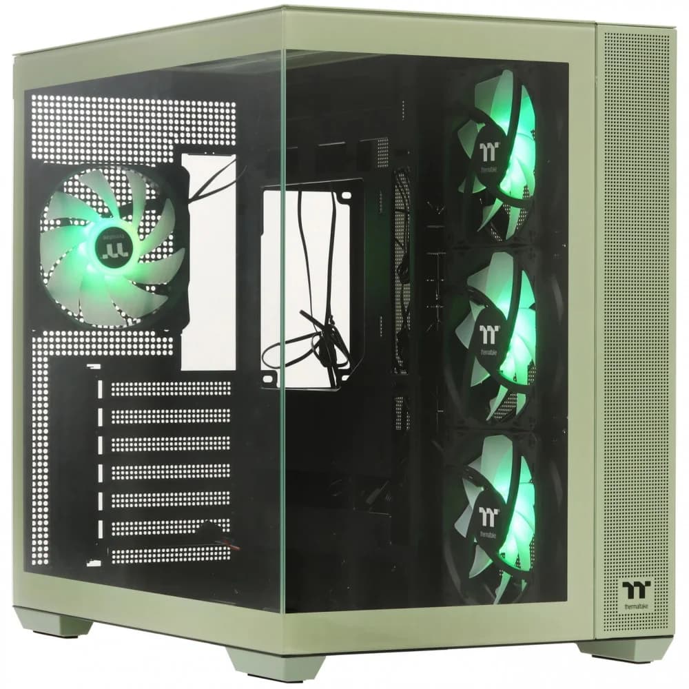 Компьютерный корпус, Thermaltake, View 380 TG ARGB Matcha Green, CA-1Z2-00MEWN-00, Зеленый