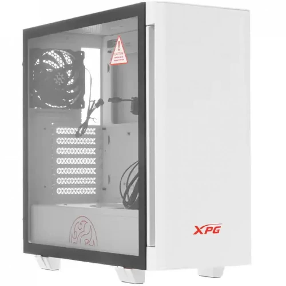 Компьютерный корпус, XPG, Invader INVADER-WHCWW, Mini-ITX/Micro-ATX/ATX, USB 3.0*2, Audio*1, HD-Audio+Mic, Кулер 2*120мм, Высота процессорного кулера до 170мм, длина VGA до 400мм, 2*3,5"/2x2,5", 470