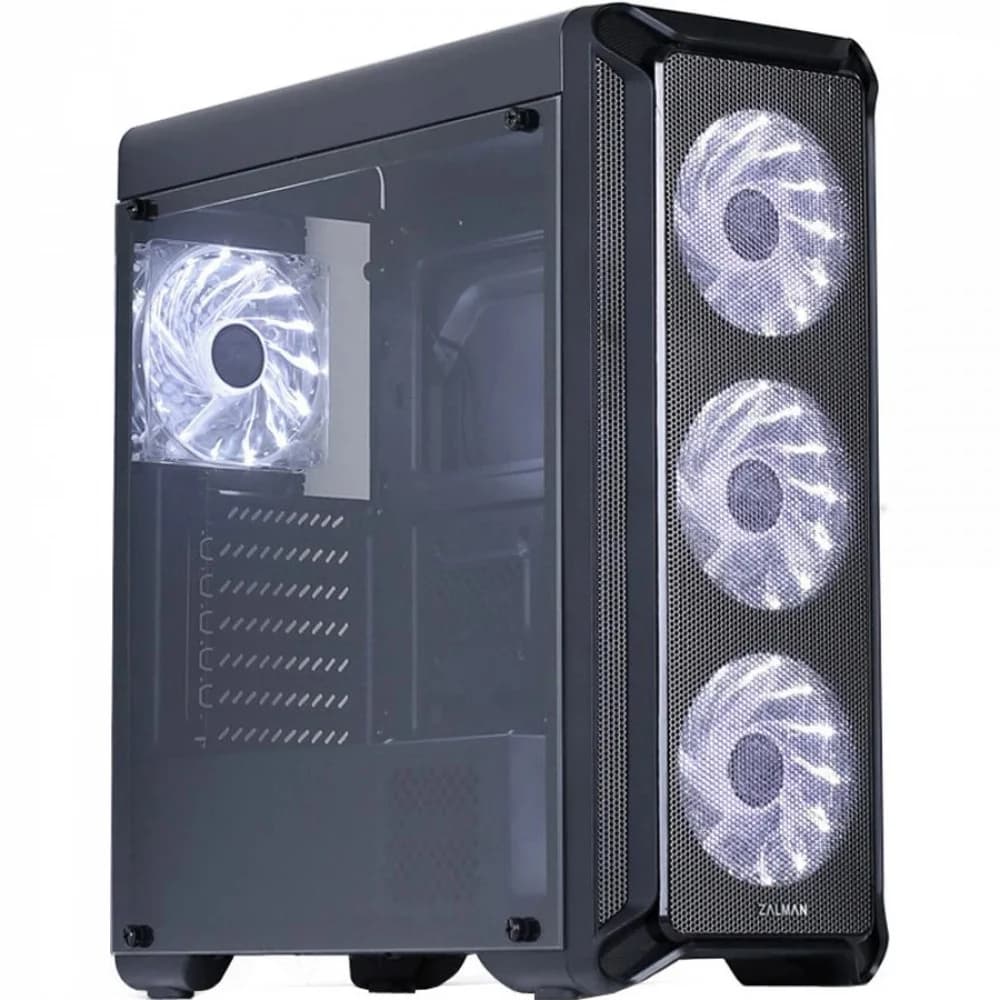 Корпус Zalman I3, Mid Tower, ATX, Black, 2x3.5"/3x2.5" HDD, 3xUSB, Mic+Audio