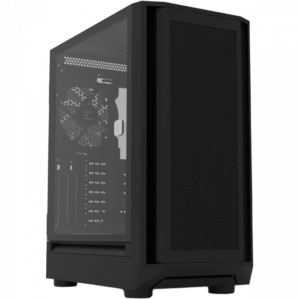 Корпус Zalman I6 Black, without PSU, 1xUSB3.0, 1xUSB2.0, 1хUSB Type-C, 4x140mm RGB, TG Side Panel, ATX, черный