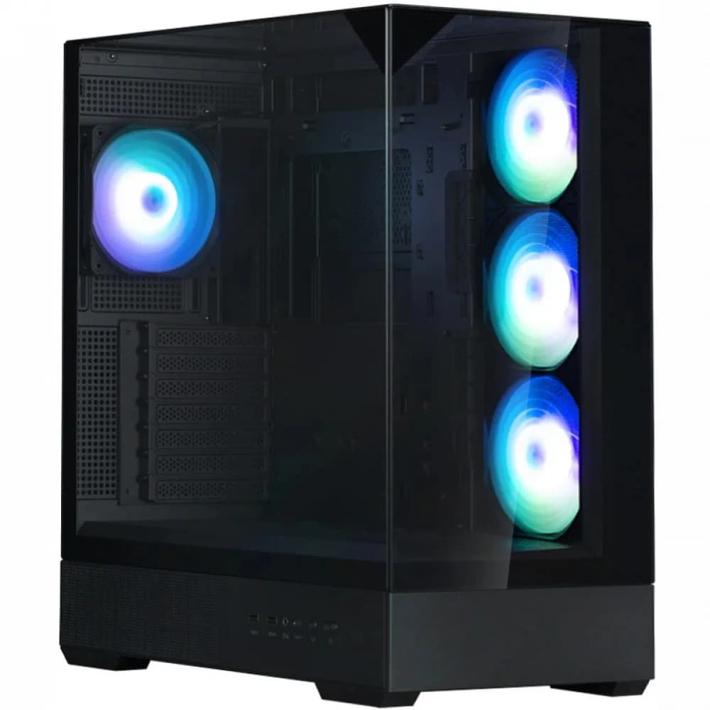 Корпус для ПК Zalman P40 Prism Plus Black ATX Mid Tower PC Case, 120mm ARGB Fanx4