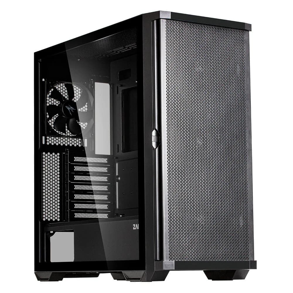 Корпус MidiTower Zalman Z10 (ATX, black, window, 2xUSB3.0, 1xUSB 3.1 Type-C, 3x140mm, 1x120mm) (Zalman Z10)