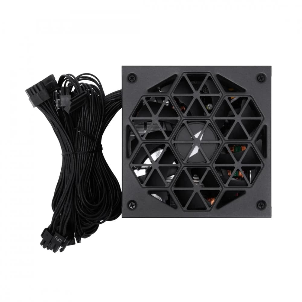 Блок питания, 1STPLAYER, ACK Silver 750W, HA-750W-BA7-BK, 750W, ATX, 80 PLUS® Silver, 20+4 pin, 4+4pin, 2*Sata, 2*Molex, 1*PCI-E 6+2 pin, 1*PCI-E 12+4 pin, Вентилятор 14см, 145х150х86мм, Черный
