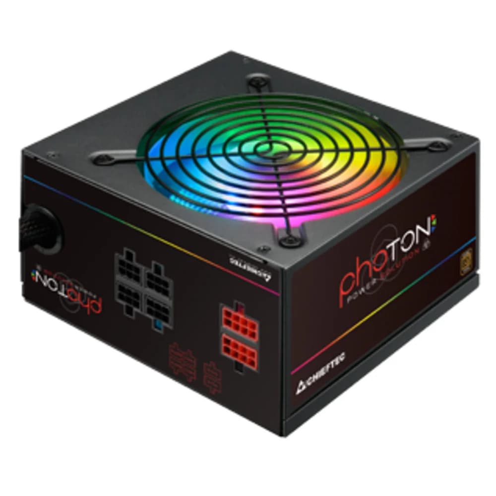 Блок питания Chieftec CTG-750C-RGB ATX 2.3, 750W, >85 efficiency, Active PFC, RGB Rainbow 120mm fan, Cable Management, Retail{8} (075925)