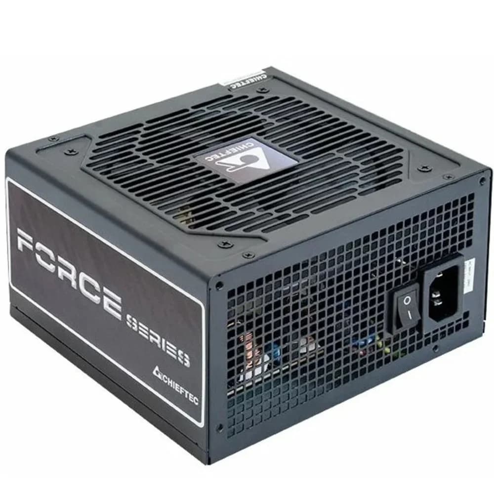 Chieftec PSU CPS-500S 500W FORCE ATX2.3 APFC 85+ 240V RTL 12cm Fan Active PFC 20+8+4p 24+8p 24+8p 4xSATA 3xMolex+FDD Efficiency >80%